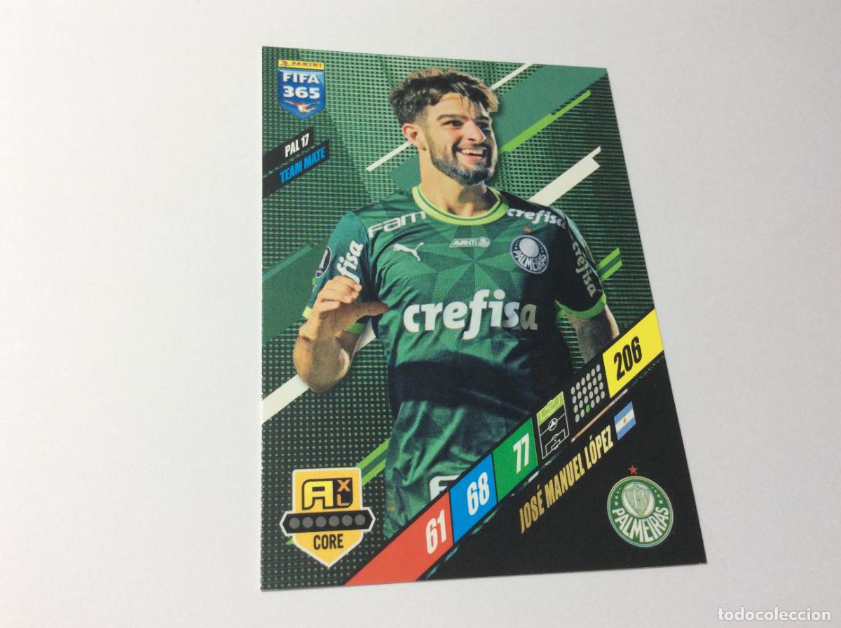 Cromos de f&uacute;tbol: PAL17 Jos&eacute; Manuel L&oacute;pez SE Palmeiras FIFA 365 2024 Panini