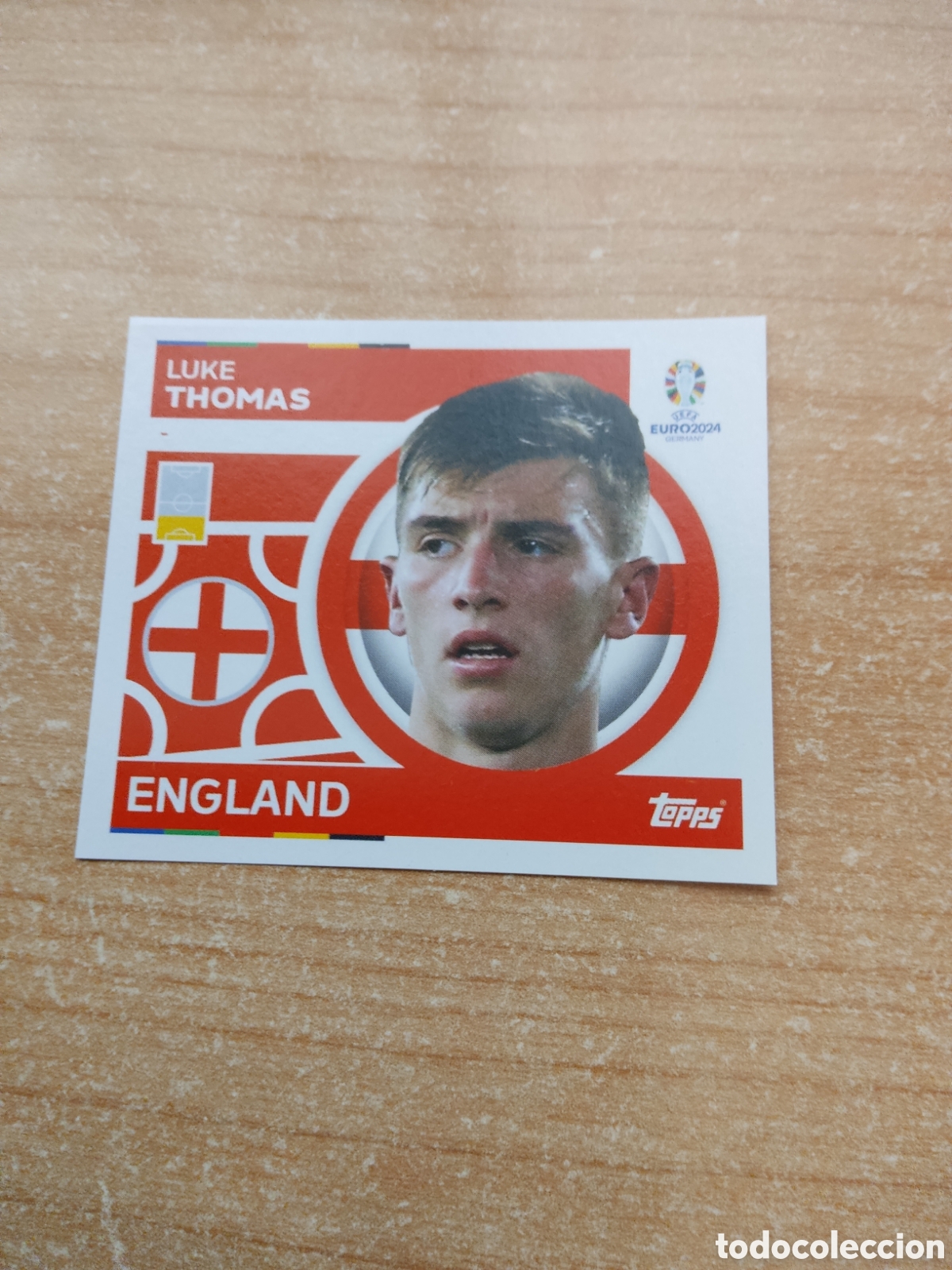 Cartes &agrave; collectionner de Football: 5 LUKE THOMAS INGLATERRA EURO 2024 TOPPS