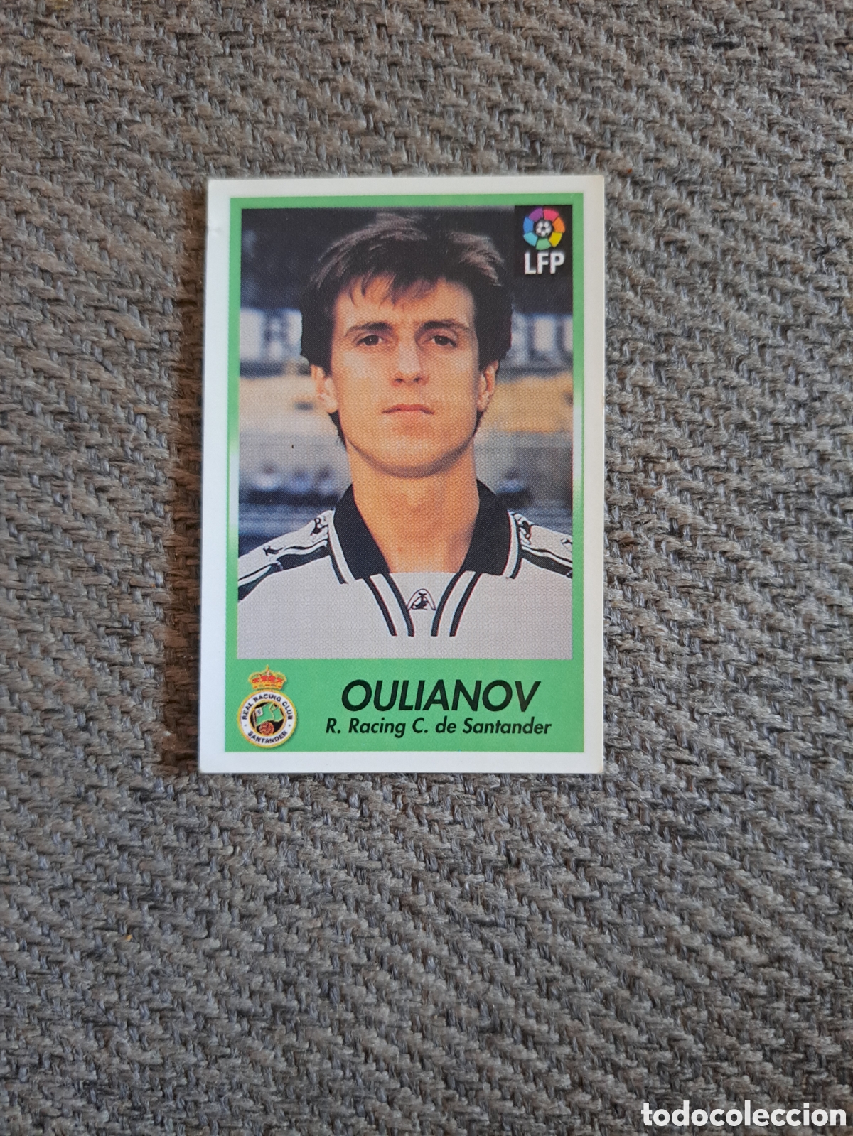 Cromos de f&uacute;tbol: Oulianov. Racing de Santander. Bollycao Liga 96-97. Leer Descripci&oacute;n.