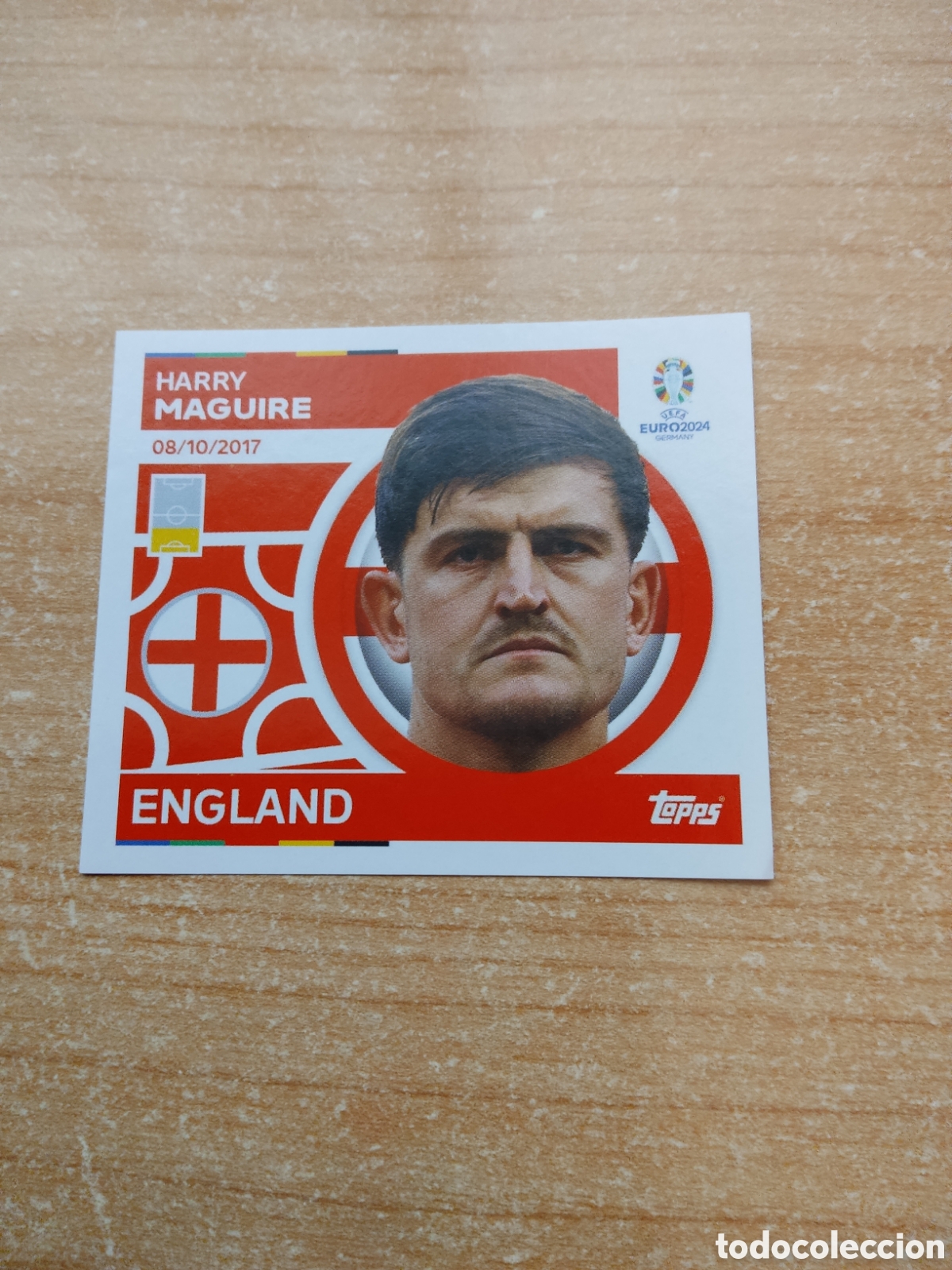 Cartes &agrave; collectionner de Football: 6 HARRY MAGUIRE INGLATERRA EURO 2024 TOPPS