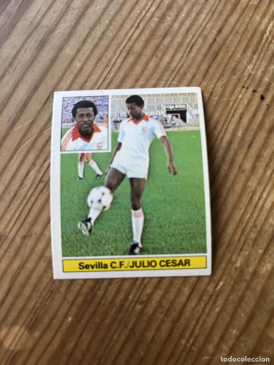 Cartes &agrave; collectionner de Football: CROMO SIN PEGAR NUNCA PEGADO LIGA ESTE 81 82 1981 1982 ULTIMOS FICHAJES # 24 SEVILLA JULIO CESAR