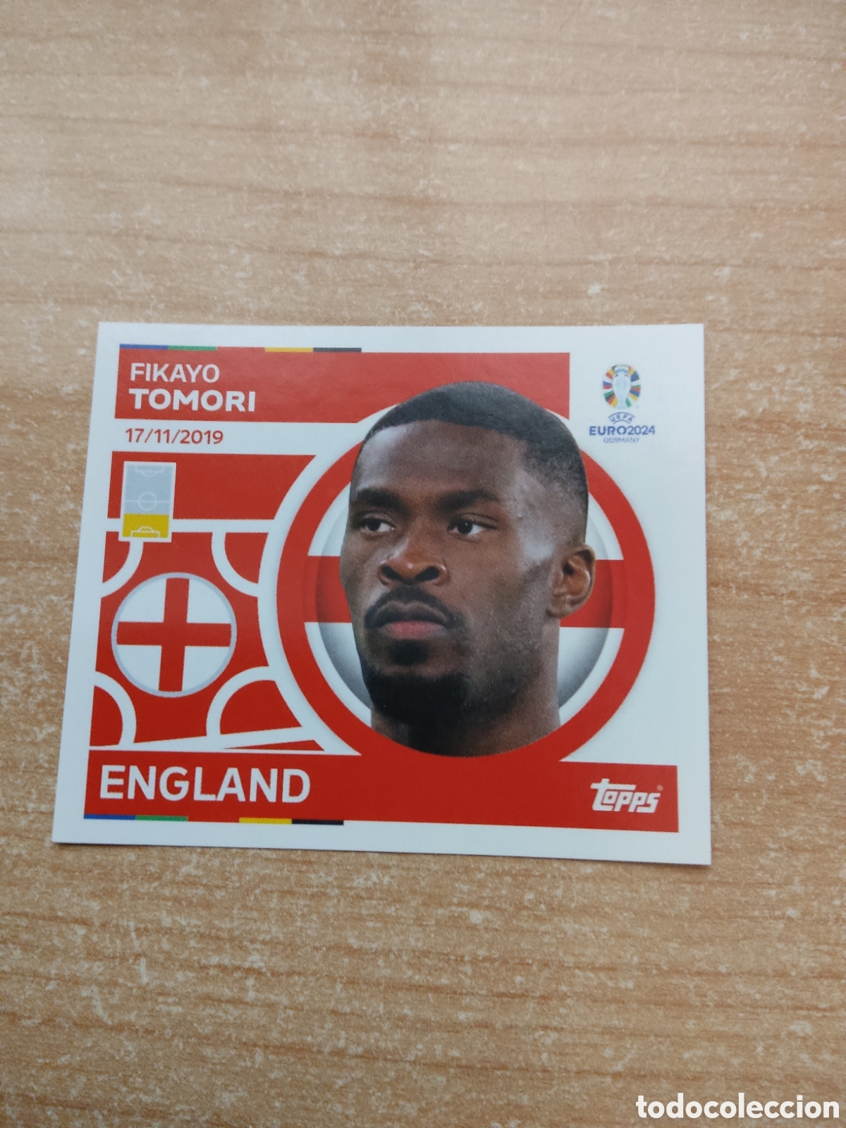 Cartes &agrave; collectionner de Football: 11 TOMORI INGLATERRA EURO 2024 TOPPS