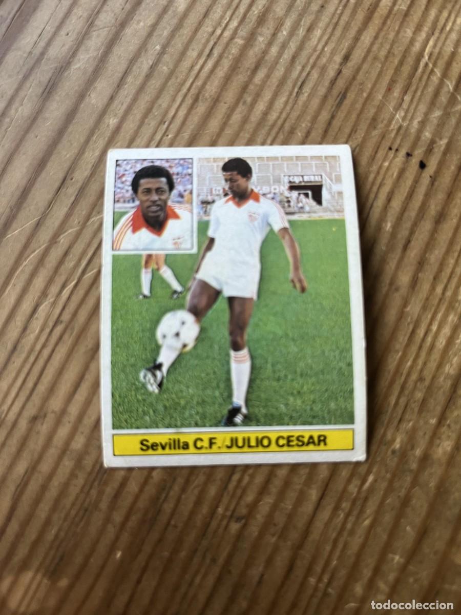 Cartes &agrave; collectionner de Football: CROMO DESPEGADO LIGA ESTE 81 82 1981 1982 ULTIMOS FICHAJES # 24 SEVILLA JULIO CESAR