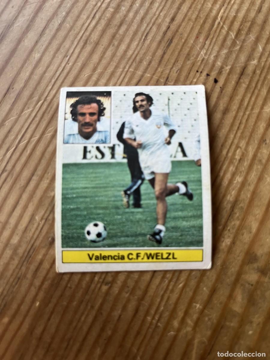 Cartes &agrave; collectionner de Football: CROMO DESPEGADO ALBUM LIGA ESTE 81 82 1981 1982 ULTIMOS FICHAJES # 25 VALENCIA WELZL