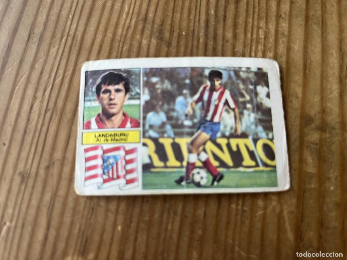 Figurine di Calcio: CROMO SIN PEGAR NUNCA PEGADO ALBUM LIGA ESTE 82 83 1982 1983 FICHAJES # 3 ATLETICO MADRID LANDABURU