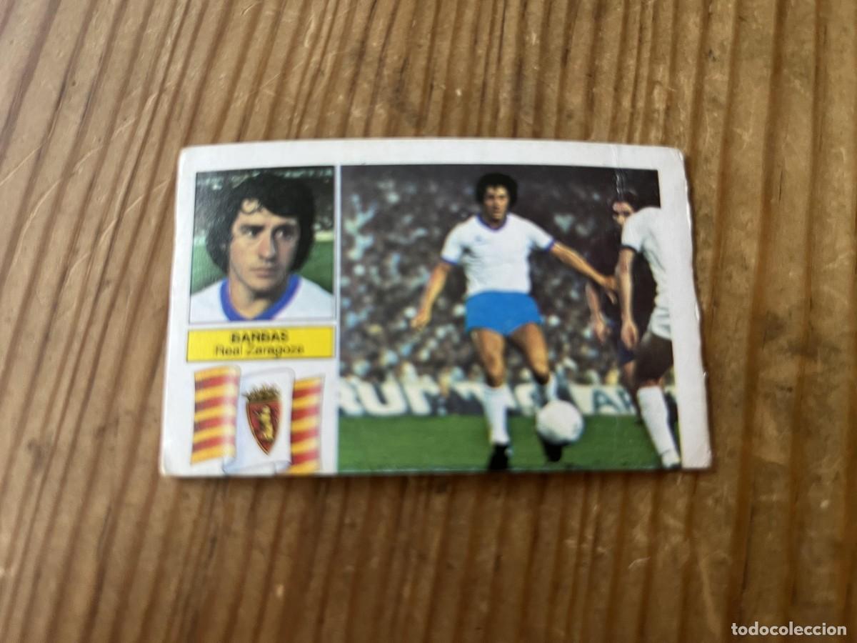Figurine di Calcio: CROMO SIN PEGAR NUNCA PEGADO ALBUM LIGA ESTE 82 83 1982 1983 FICHAJES 4 ZARAGOZA BARBAS ERROR CORTE