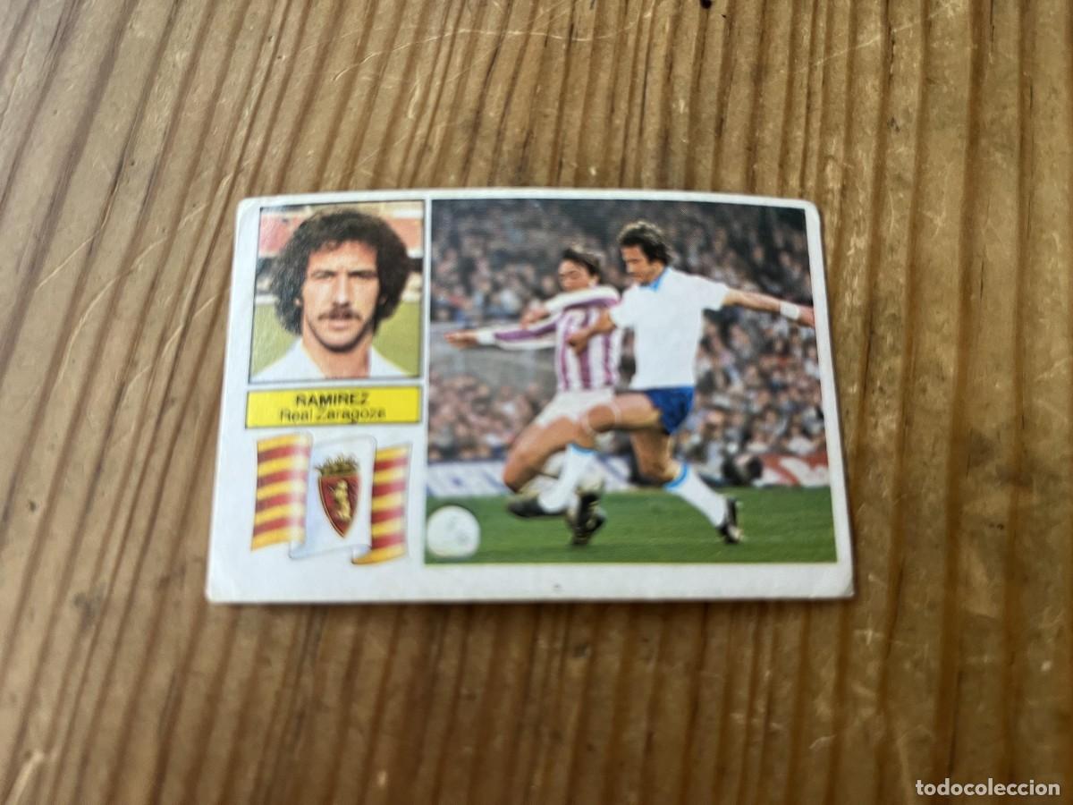 Figurine di Calcio: CROMO SIN PEGAR NUNCA PEGADO ALBUM LIGA ESTE 82 83 1982 1983 ULTIMOS FICHAJES # 14 ZARAGOZA RAMIREZ