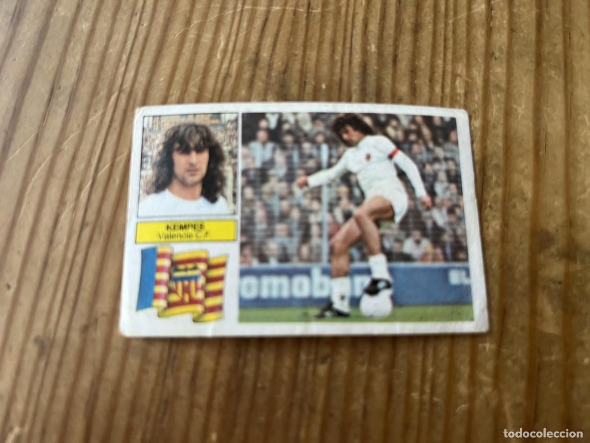 Figurine di Calcio: CROMO SIN PEGAR NUNCA PEGADO ALBUM LIGA ESTE 82 83 1982 1983 ULTIMOS FICHAJES # 10 VALENCIA KEMPES