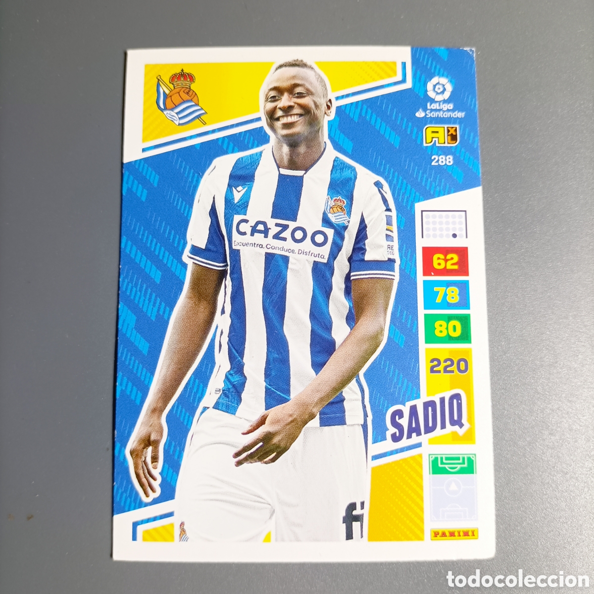 Figurine di Calcio: ADRENALYN. LIGA 2022-2023 (REAL SOCIEDAD) №288 SADIQ