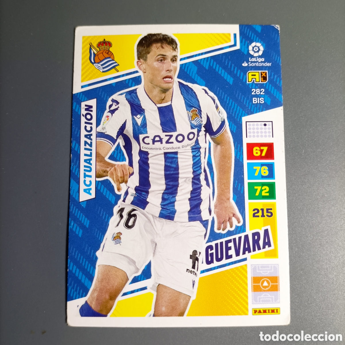 Figurine di Calcio: ADRENALYN. LIGA 2022-2023 (REAL SOCIEDAD) №282 BIS. GUEVARA / ACTUALIZACI&Oacute;N