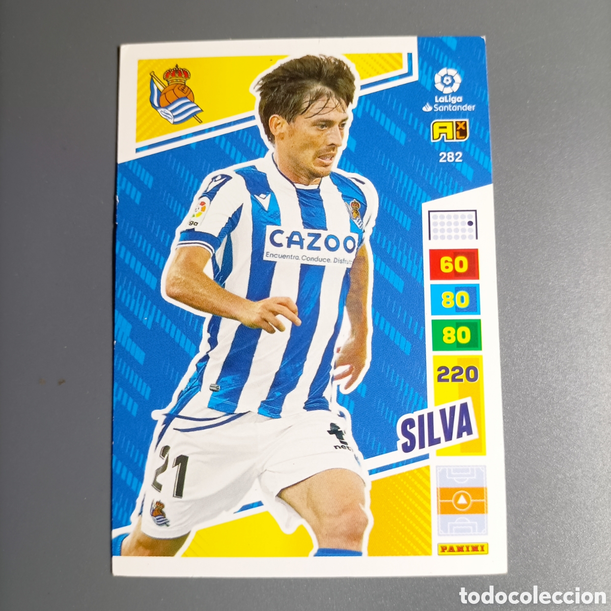 Figurine di Calcio: ADRENALYN. LIGA 2022-2023 (REAL SOCIEDAD) №282 SILVA