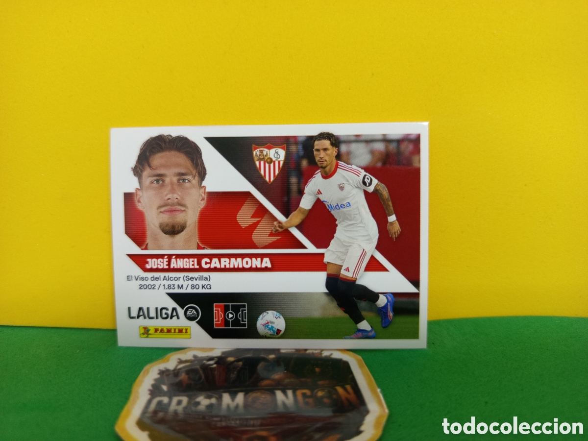Cromos de f&uacute;tbol: ❇️ CROMO ⚽ CARMONA SEVILLA LIGA 26 27 2026 2027 EDICIONES ESTE PANINI SIN PEGAR❇️