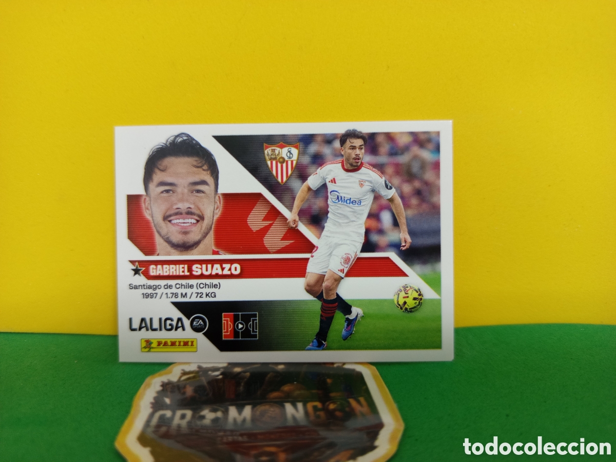 Cromos de f&uacute;tbol: ❇️ CROMO ⚽ SUAZO SEVILLA LIGA 26 27 2026 2027 EDICIONES ESTE PANINI SIN PEGAR❇️