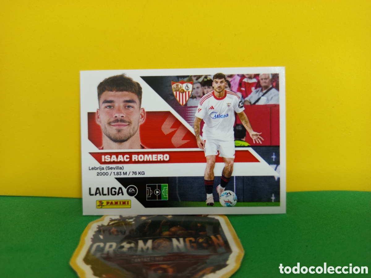 Cromos de f&uacute;tbol: ❇️ CROMO ⚽ ISAAC ROMERO SEVILLA LIGA 26 27 2026 2027 EDICIONES ESTE PANINI SIN PEGAR❇️