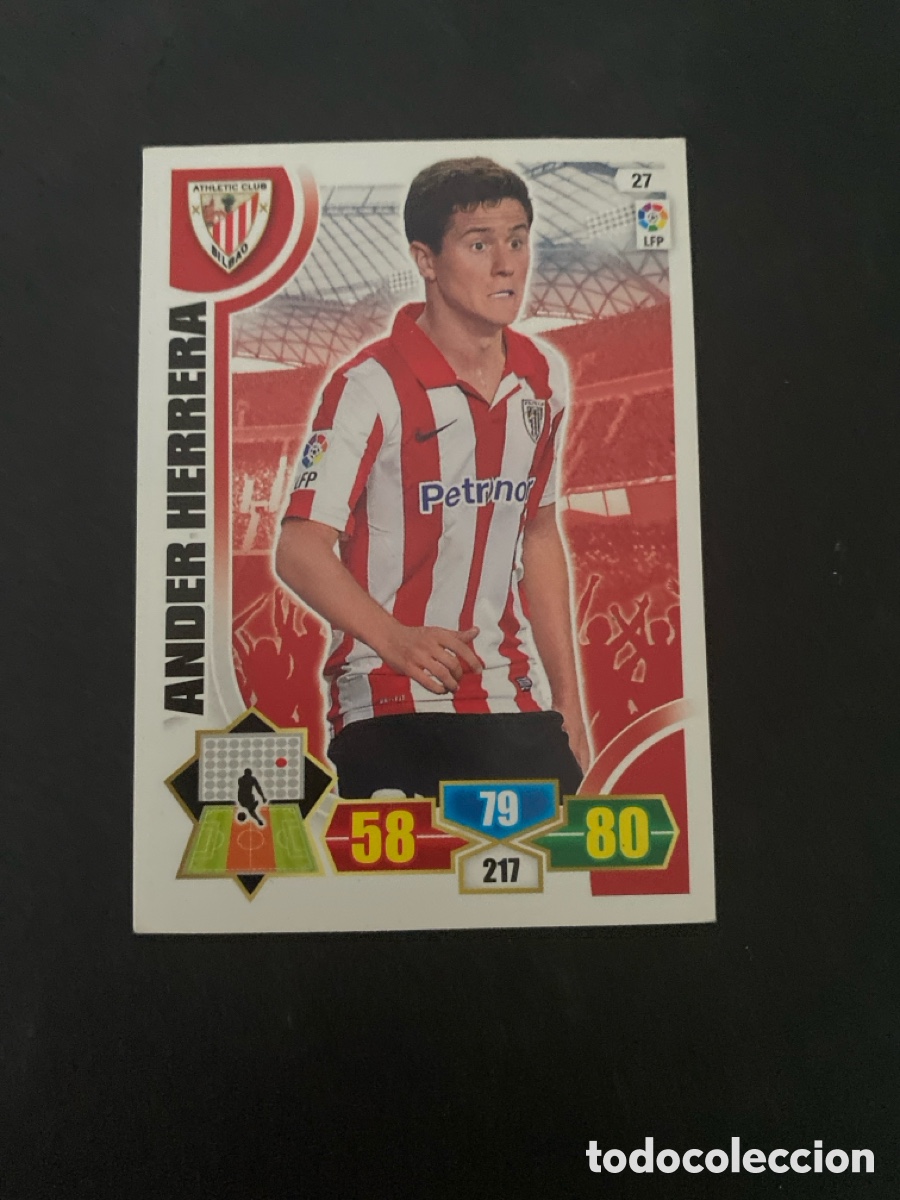 Cromos de f&uacute;tbol: Cromo Adrenalyn 13/14 Athletic Club N*27