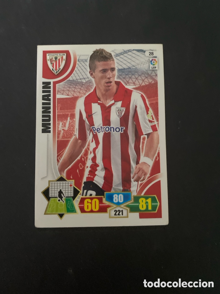 Cromos de f&uacute;tbol: Cromo Adrenalyn 13/14 Athletic Club N* 28