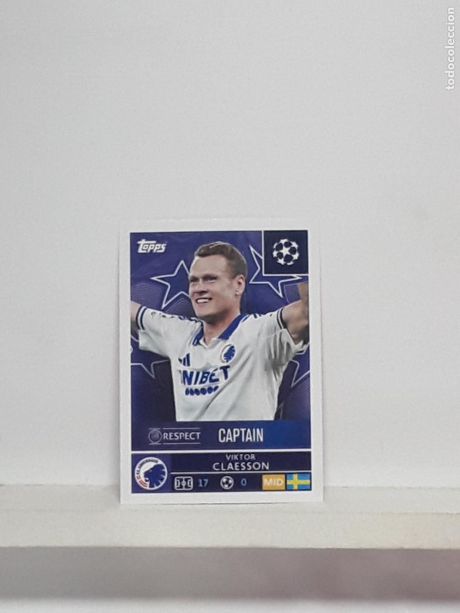 Cromos de f&uacute;tbol: CHAMPIONS STICKER 2025 2026 25 26 ALBUM TOPPS LEAGUE N 493 KOBENHAVN VIKTOR CLAESSON