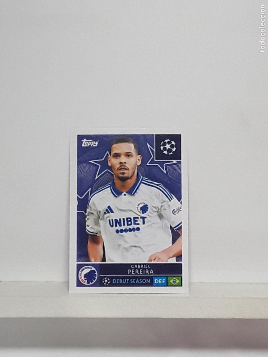 Cromos de f&uacute;tbol: CHAMPIONS STICKER 2025 2026 25 26 ALBUM TOPPS LEAGUE N 496 KOBENHAVN GABRIEL PEREIRA