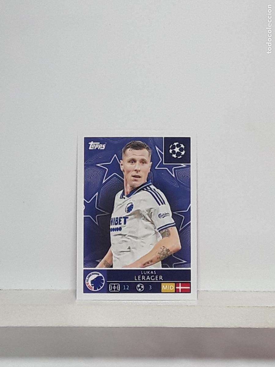 Cromos de f&uacute;tbol: CHAMPIONS STICKER 2025 2026 25 26 ALBUM TOPPS LEAGUE N 499 KOBENHAVN LUKAS LERAGER