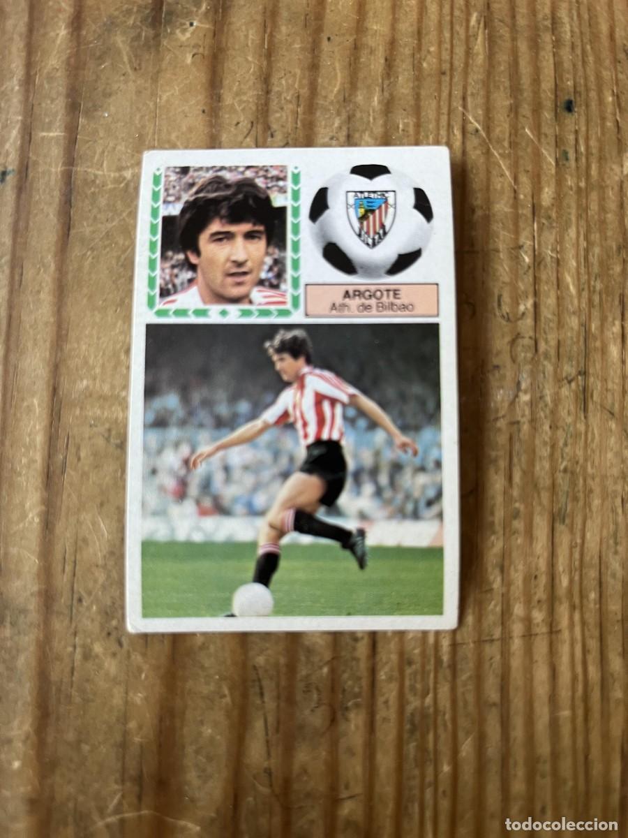Cromos de f&uacute;tbol: CROMO SIN PEGAR NUNCA PEGADO ALBUM LIGA ESTE 83 84 1983 1984 ATHLETIC BILBAO ARGOTE