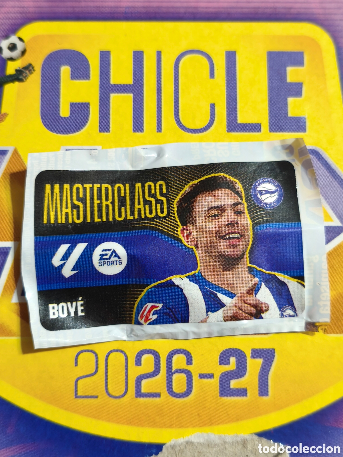 Cromos de f&uacute;tbol: Boye MASTERCLASS Chicle liga este 26/27 Deportivo Alav&eacute;s