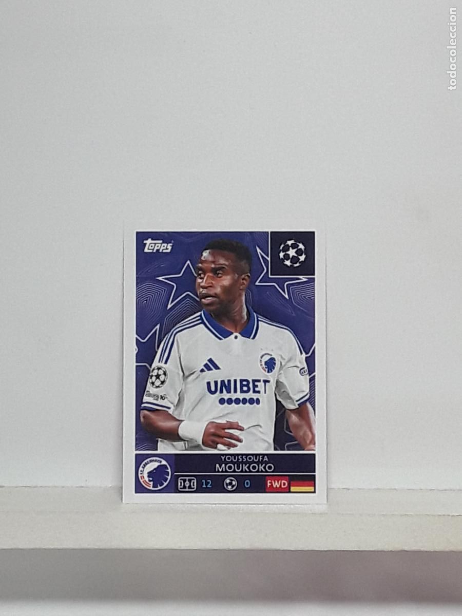 Cromos de f&uacute;tbol: CHAMPIONS STICKER 2025 2026 25 26 ALBUM TOPPS LEAGUE N 503 KOBENHAVN YOUSSOUFA MOUKOKO