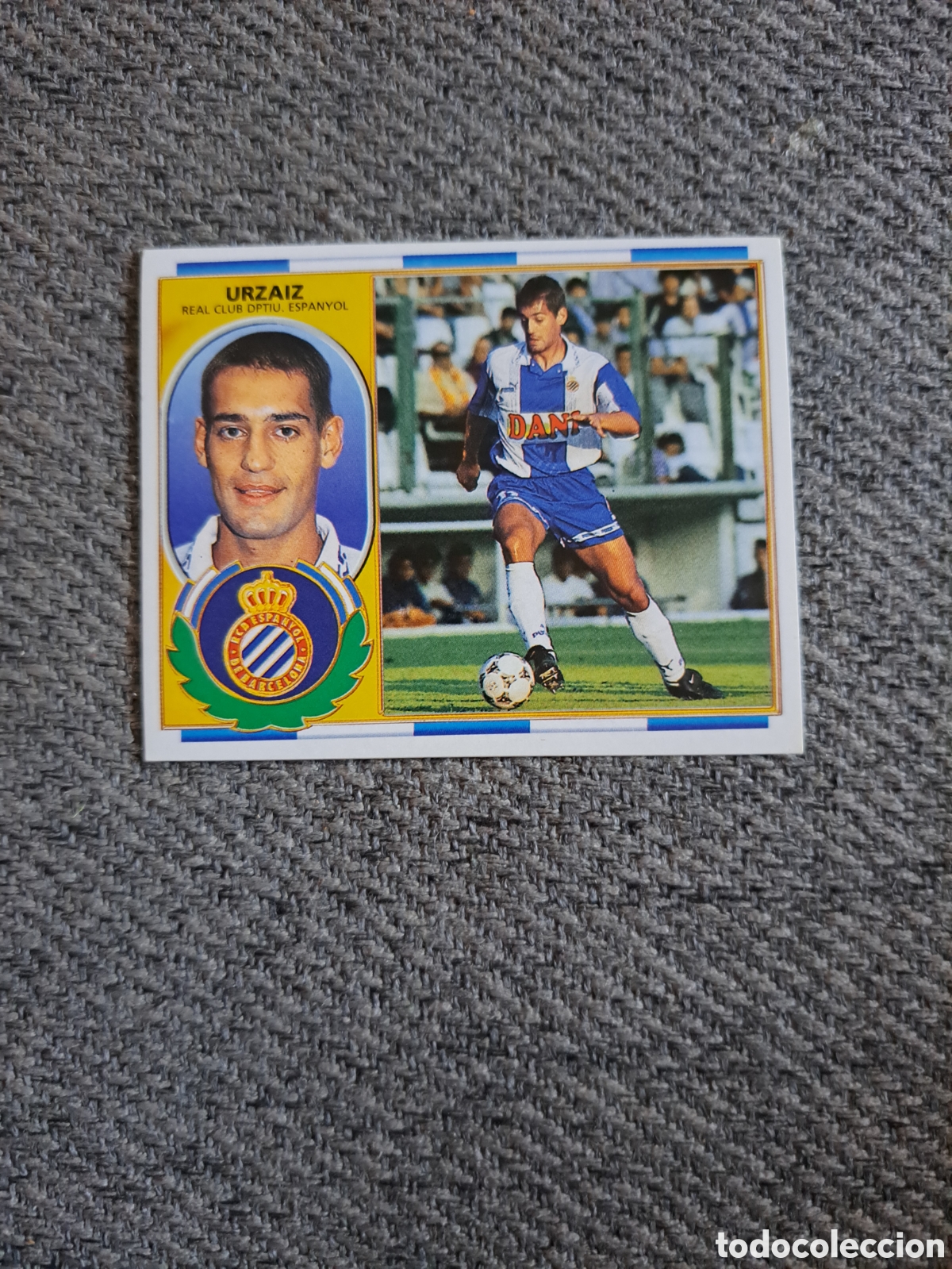 Cromos de f&uacute;tbol: Urzaiz (Baja) Espanyol. Liga Este 96-97