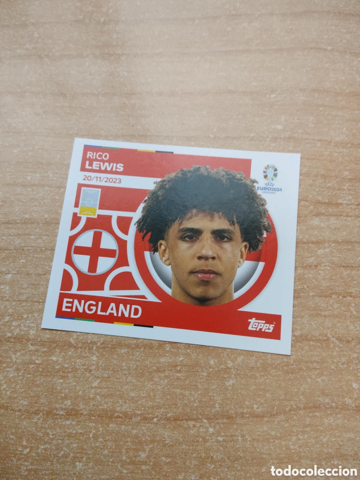 Cromos de f&uacute;tbol: 12 RICO LEWIS INGLATERRA EURO 2024 TOPPS