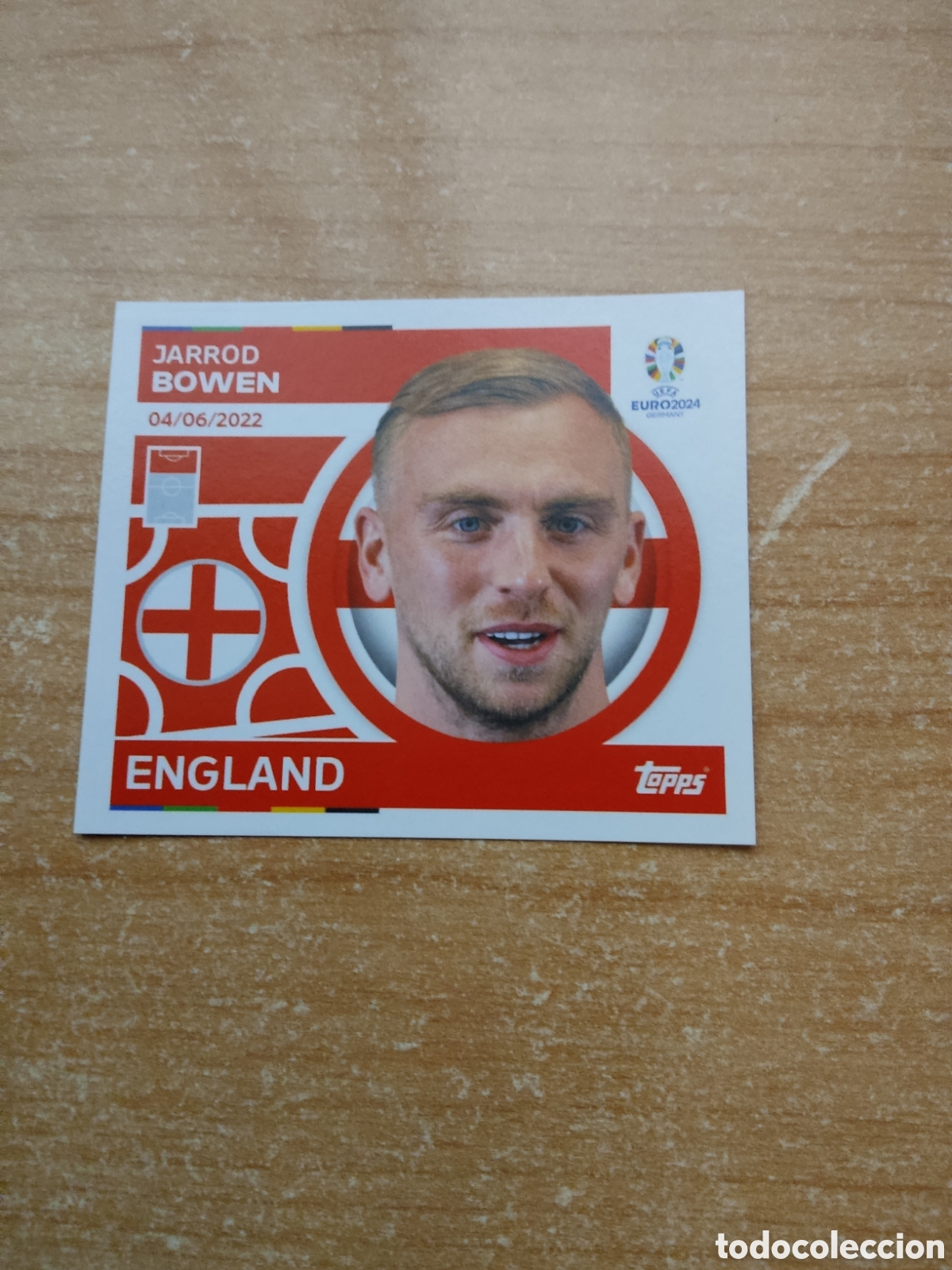 Cromos de f&uacute;tbol: 18 BOWEN INGLATERRA EURO 2024 TOPPS