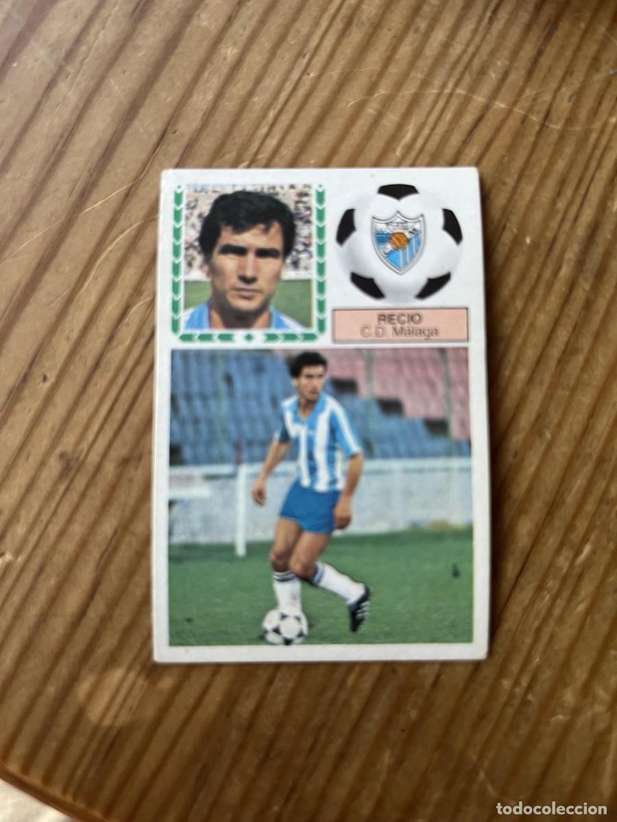 Cromos de Futebol: CROMO SIN PEGAR NUNCA PEGADO ALBUM LIGA ESTE 83 84 1983 1984 MALAGA RECIO