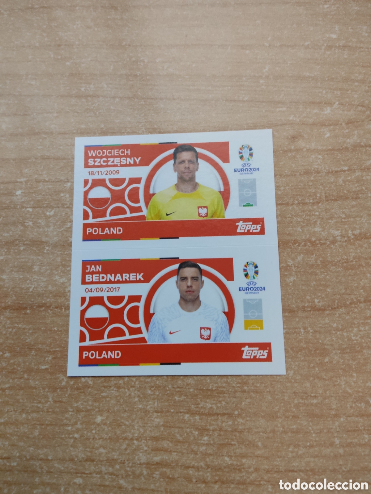 Cromos de Futebol: 2 y 3 SZCZESNY Y BEDNAREK POLONIA EURO 2024 TOPPS