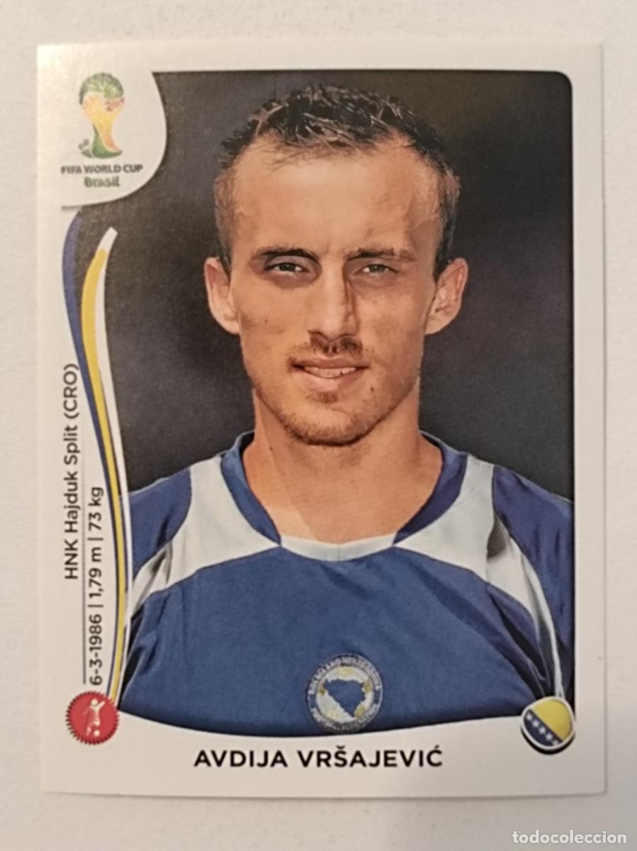 Cromos de f&uacute;tbol: #435 VRSAJEVIC (BOSNIA HERCEGOVINA) MUNDIAL BRASIL 2014 PANINI