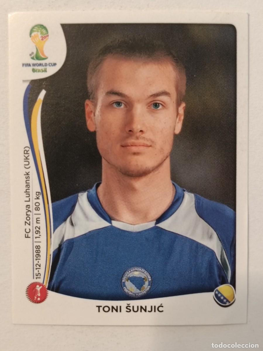 Cromos de f&uacute;tbol: #437 SUNJIC (BOSNIA HERCEGOVINA) MUNDIAL BRASIL 2014 PANINI