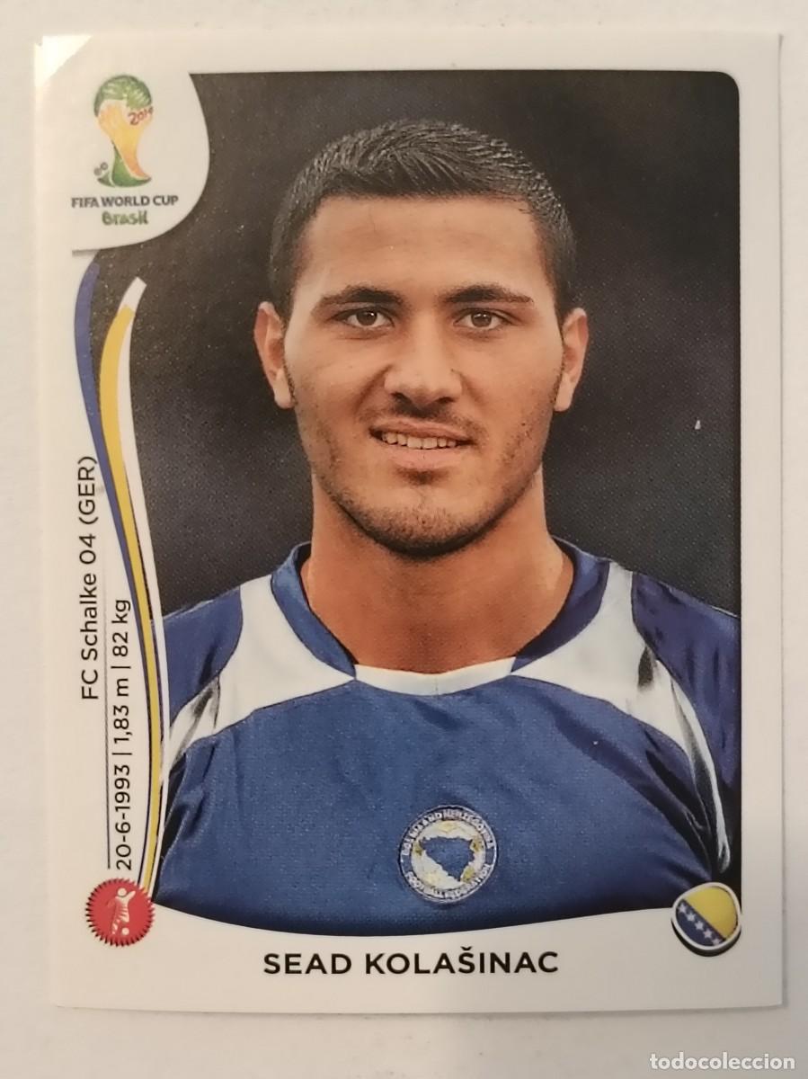 Cromos de f&uacute;tbol: #438 KOLASINAC (BOSNIA HERCEGOVINA) MUNDIAL BRASIL 2014 PANINI