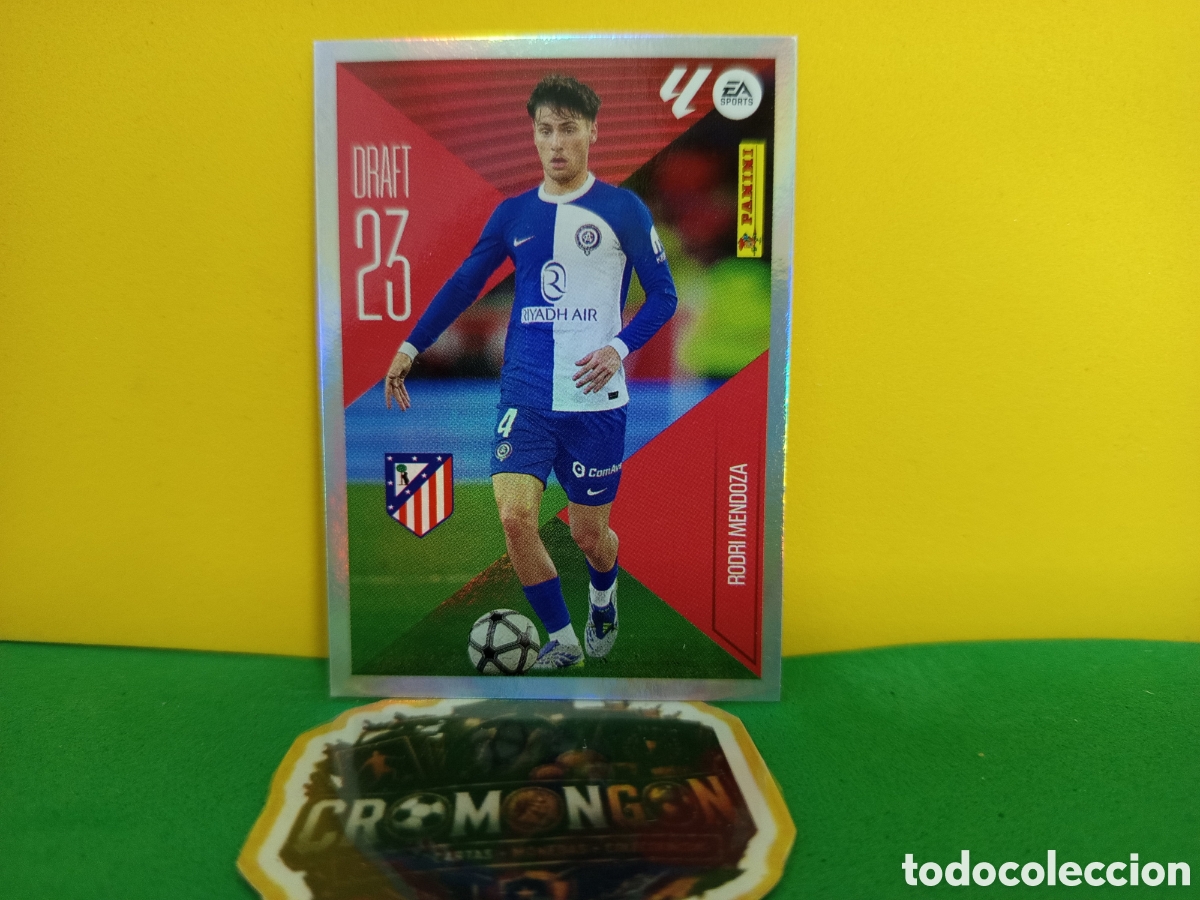 Cromos de f&uacute;tbol: ❇️ CROMO ⚽ RODRI MENDOZA ATL&Eacute;TICO DE MADRIDRAFT 23 26 27 2026 2027 EDICIONES ESTE PANINI SIN PEGAR❇️