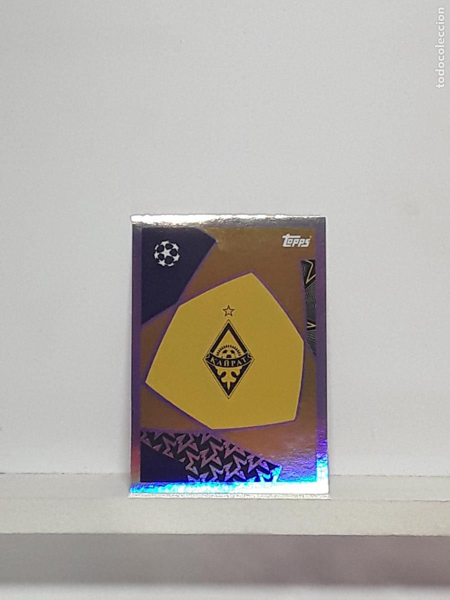 Cromos de f&uacute;tbol: CHAMPIONS STICKER 2025 2026 25 26 ALBUM TOPPS LEAGUE N 504 KAIRAT ALMATY ESCUDO LOGO