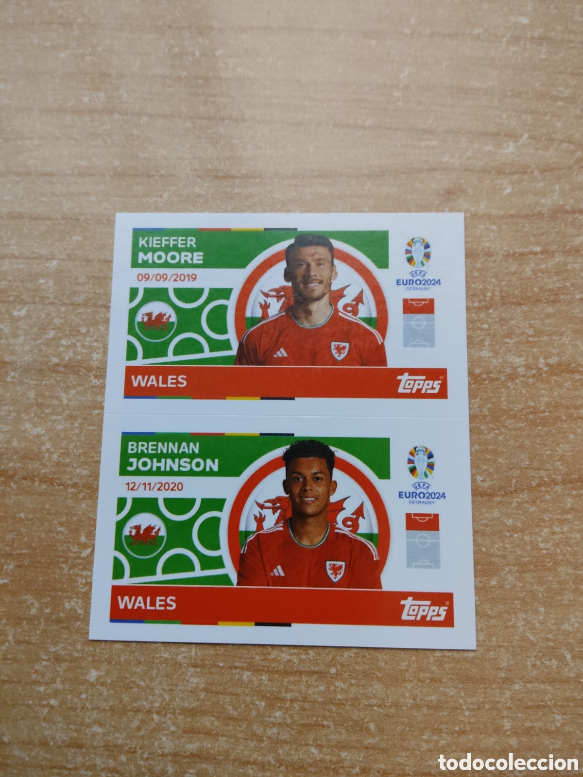 Cromos de Futebol: 14 y 15 MOORE Y JOHNSON GALES EURO 2024 TOPPS