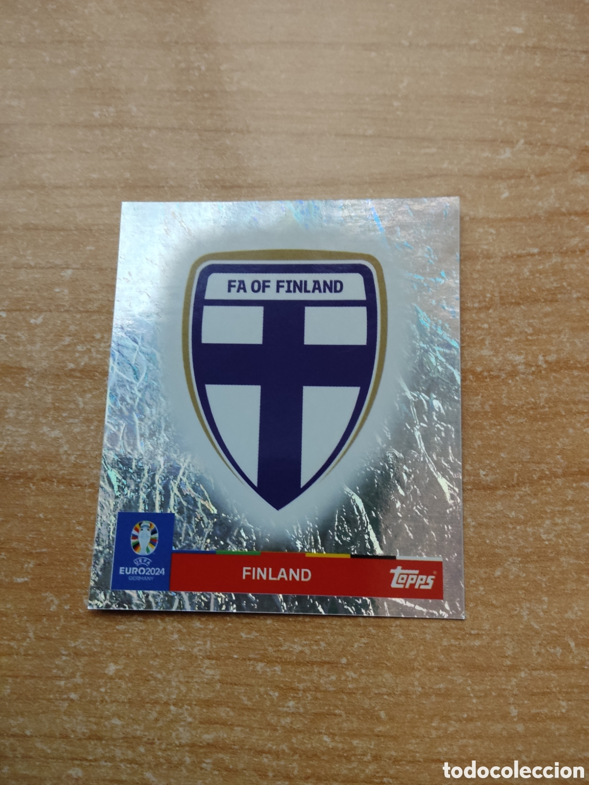 Cromos de Futebol: 1 ESCUDO FINLANDIA EURO 2024 TOPPS