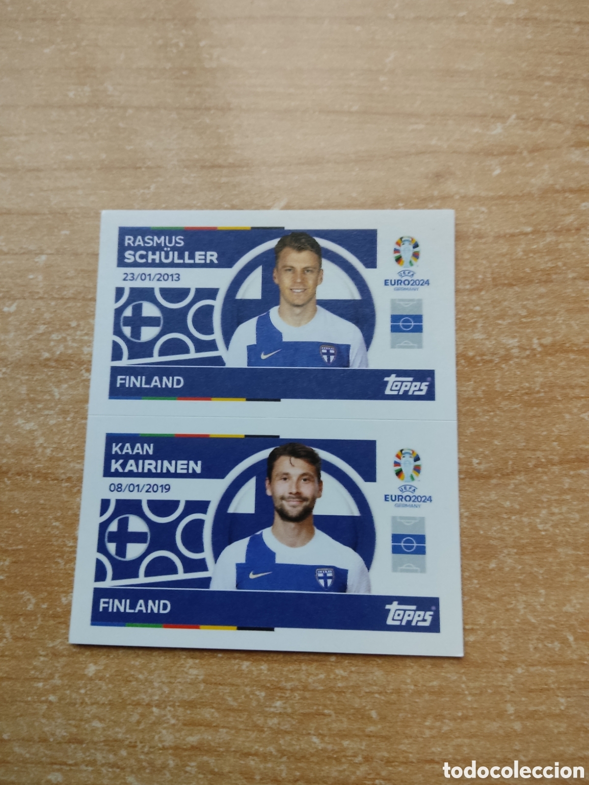 Cromos de Futebol: 10 y 11 SCHULLER Y KAIRINEN FINLANDIA EURO 2024 TOPPS