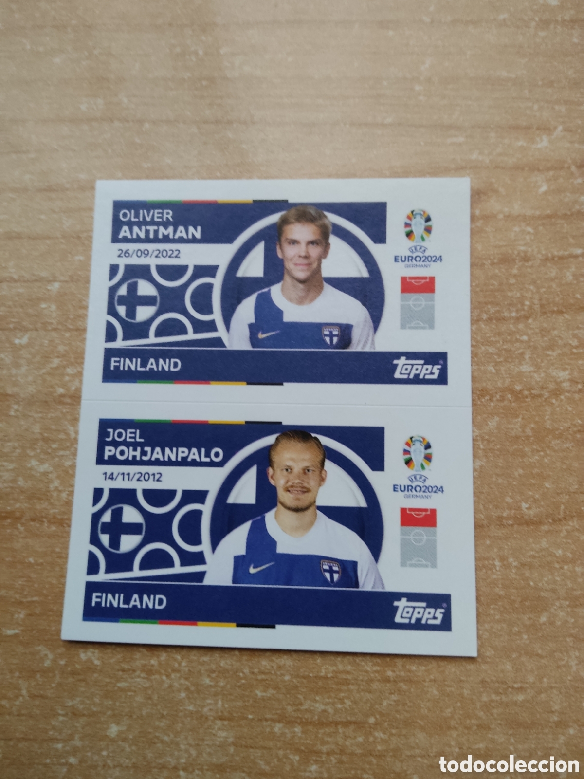 Cromos de Futebol: 12 y 13 ANTMAN Y POHJANPALO FINLANDIA EURO 2024 TOPPS