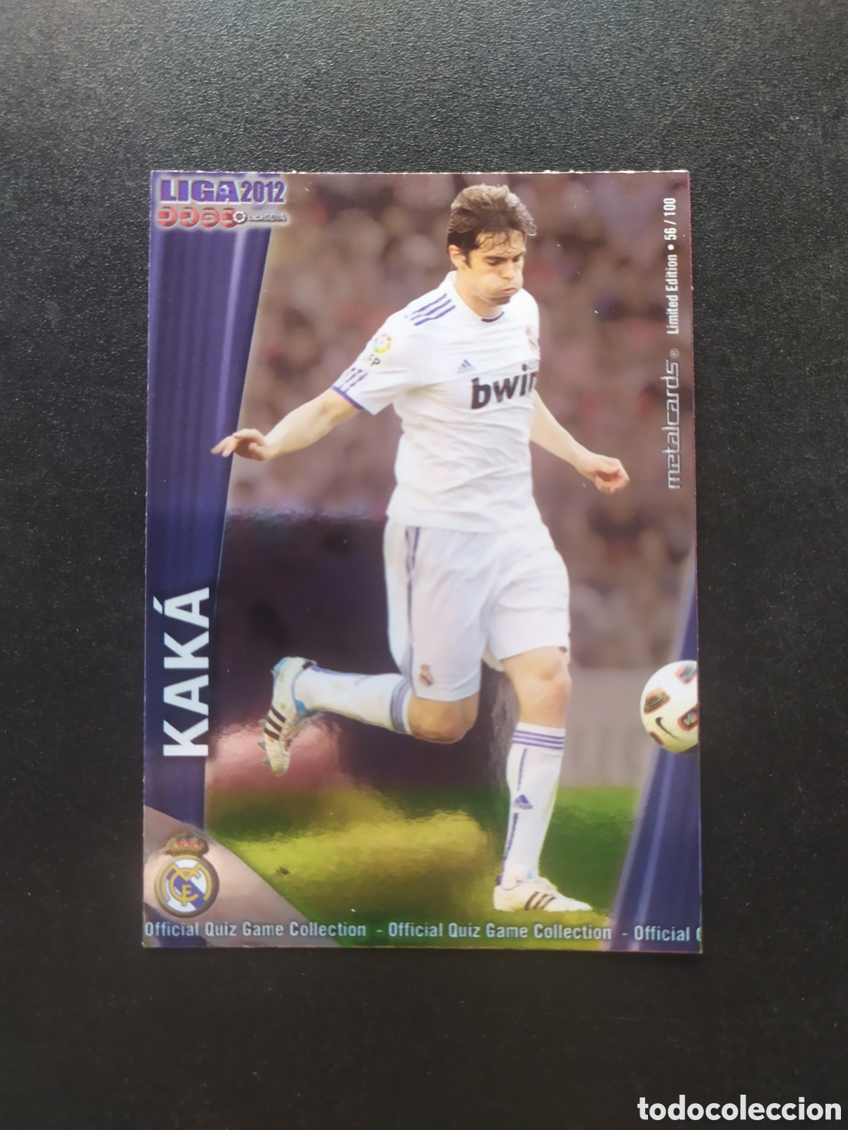 Cromos de Futebol: Mundicromo fichas Liga 2011 2012 11 12 Kaka metalcards limited edition n&deg; 44 Real Madrid