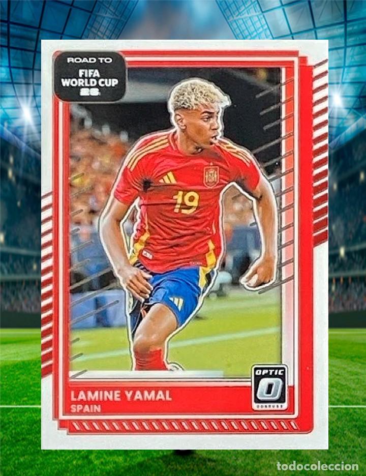 Cromos de f&uacute;tbol: Lamine Yamal - Optic - 2025-26 Panini Donruss Road to FIFA World Cup - #10