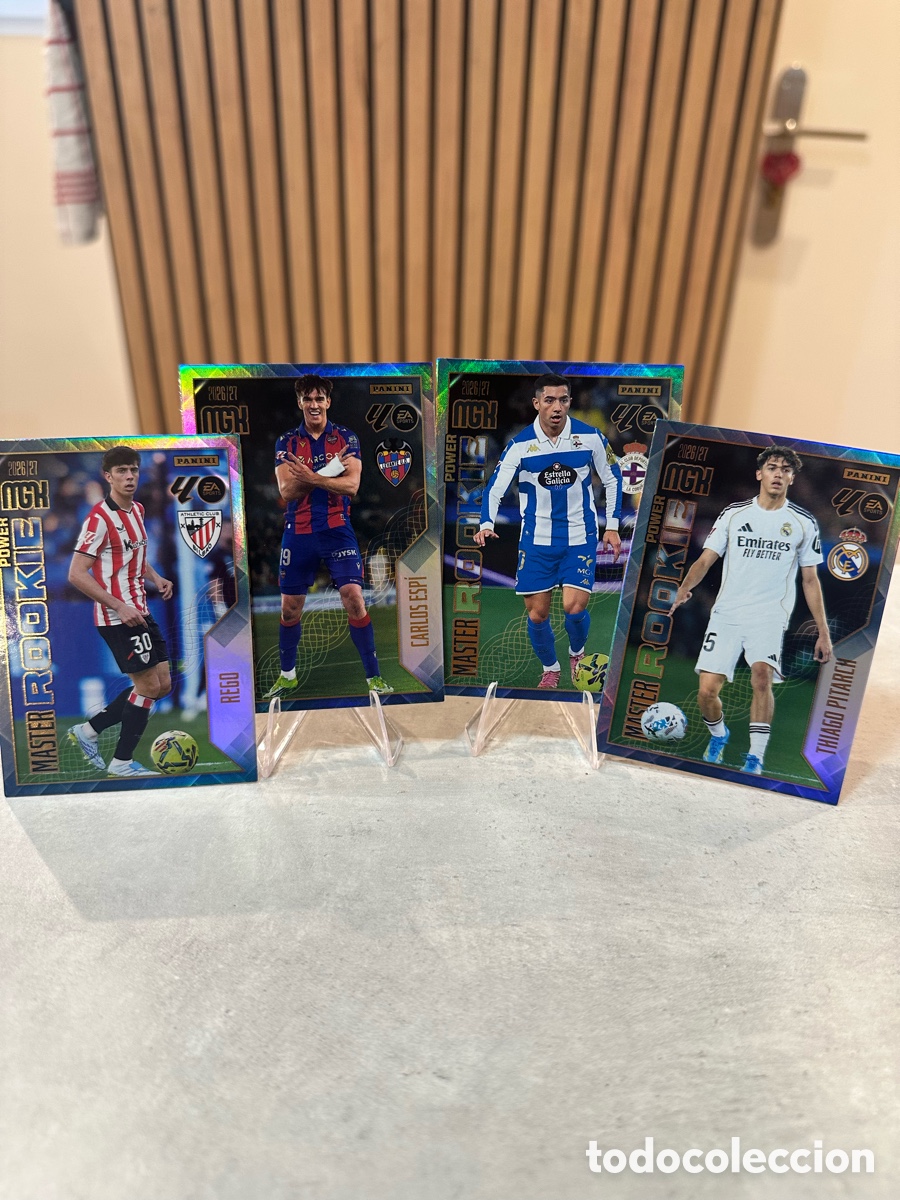 Cromos de Futebol: Lote completo Master Rookie Power Panini Megacracks 26/27 x4