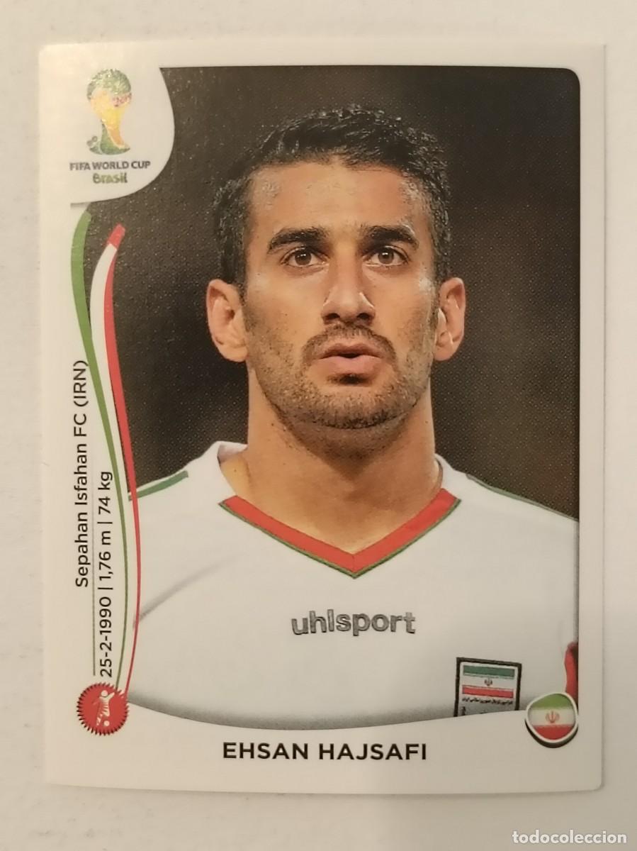 Football Stickers: #457 HAJSAFI (IRAN) MUNDIAL BRASIL 2014 PANINI