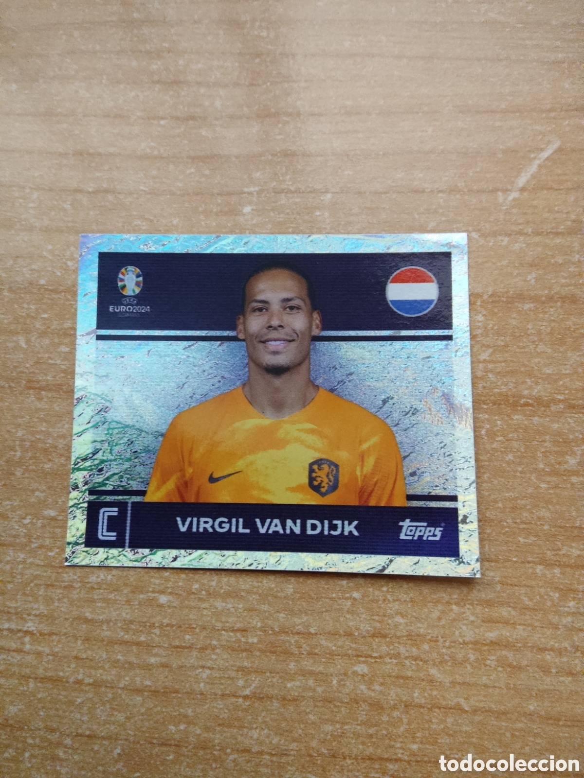 Football Stickers: 2 VAN DIJK PAISES BAJOS EURO 2024 TOPPS