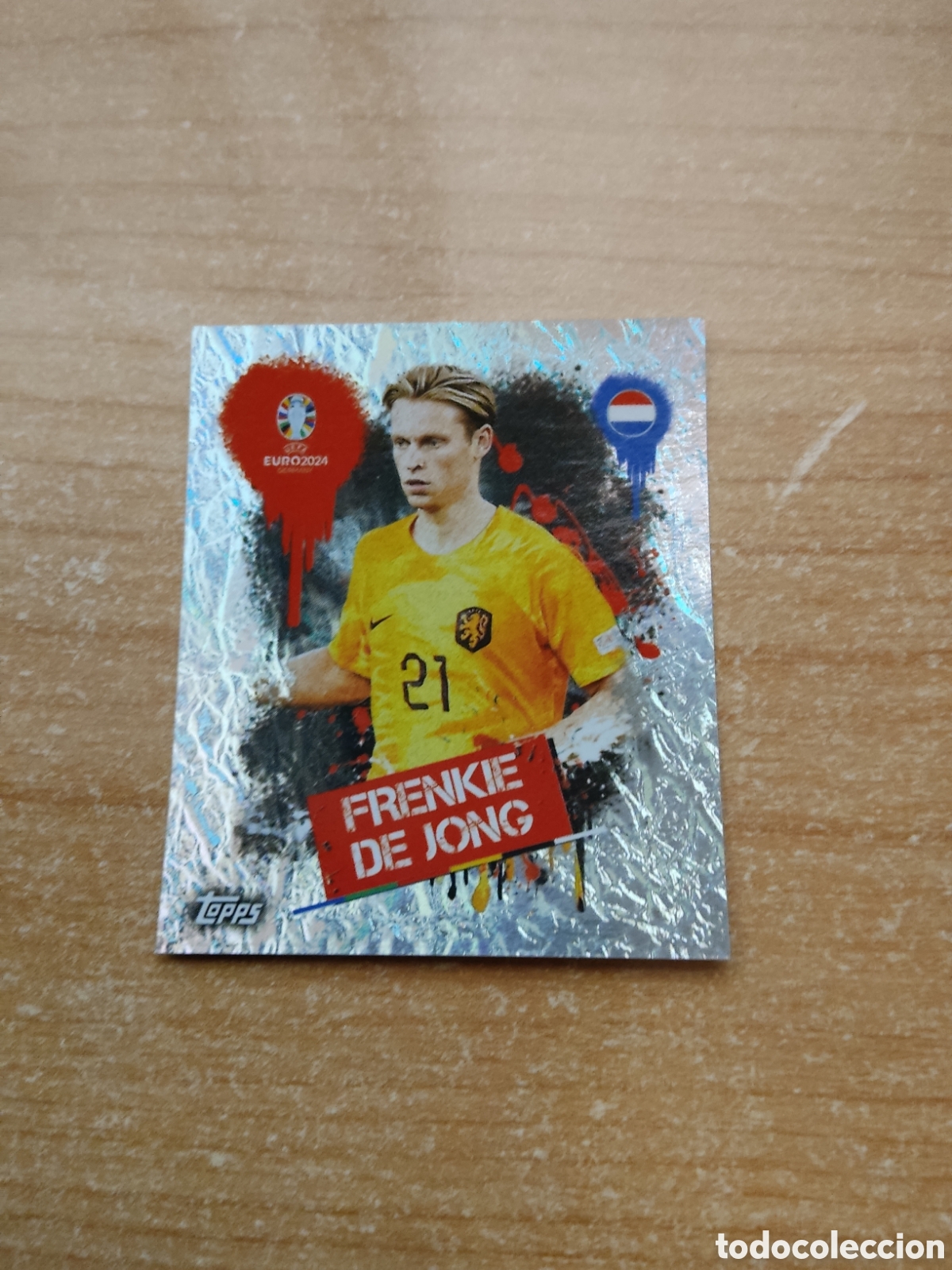 Football Stickers: 3 FRENKIE DE JONG PAISES BAJOS EURO 2024 TOPPS