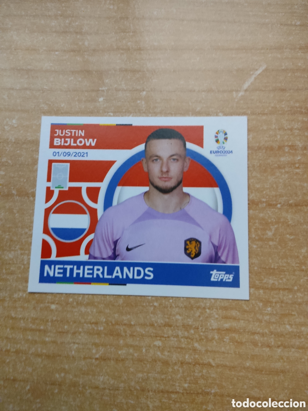 Football Stickers: 4 BIJLOW PAISES BAJOS EURO 2024 TOPPS