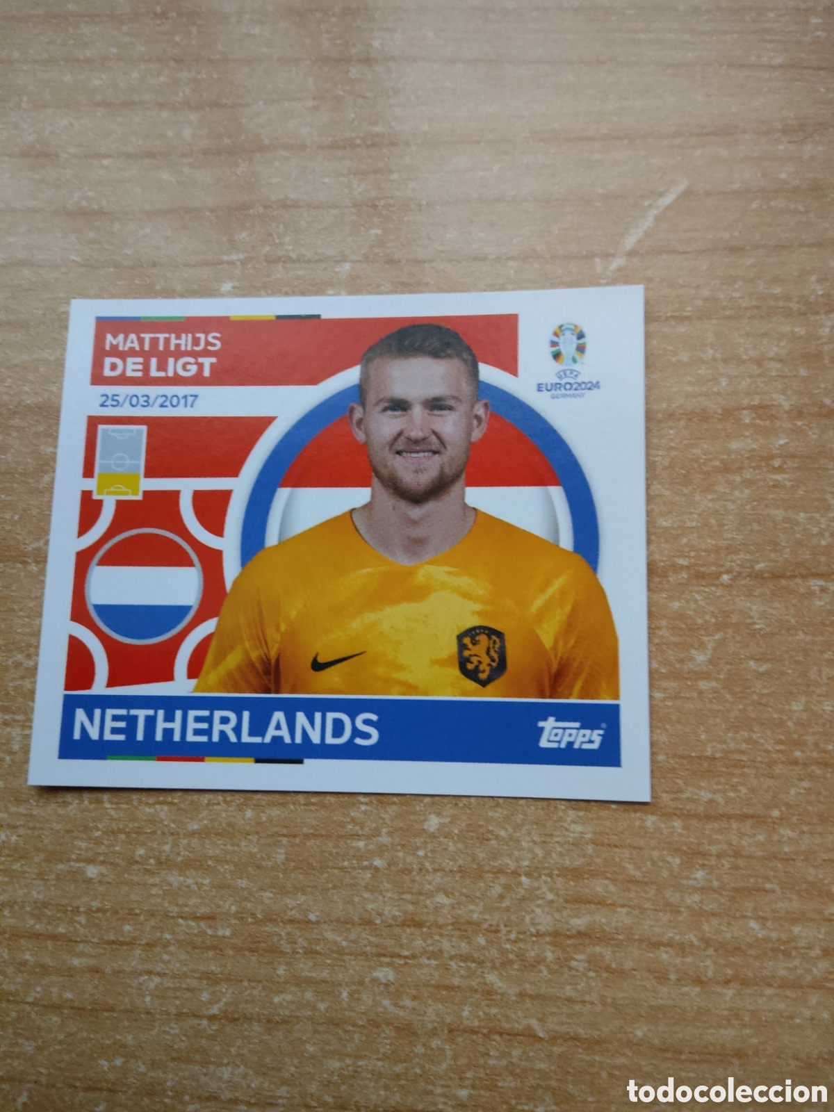 Cromos de f&uacute;tbol: 7 DE LIGT PAISES BAJOS EURO 2024 TOPPS