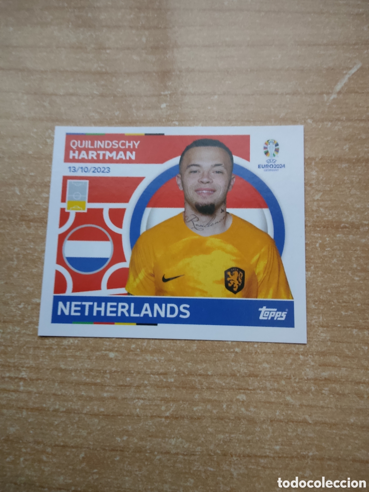 Cromos de f&uacute;tbol: 11 HARTMAN PAISES BAJOS EURO 2024 TOPPS