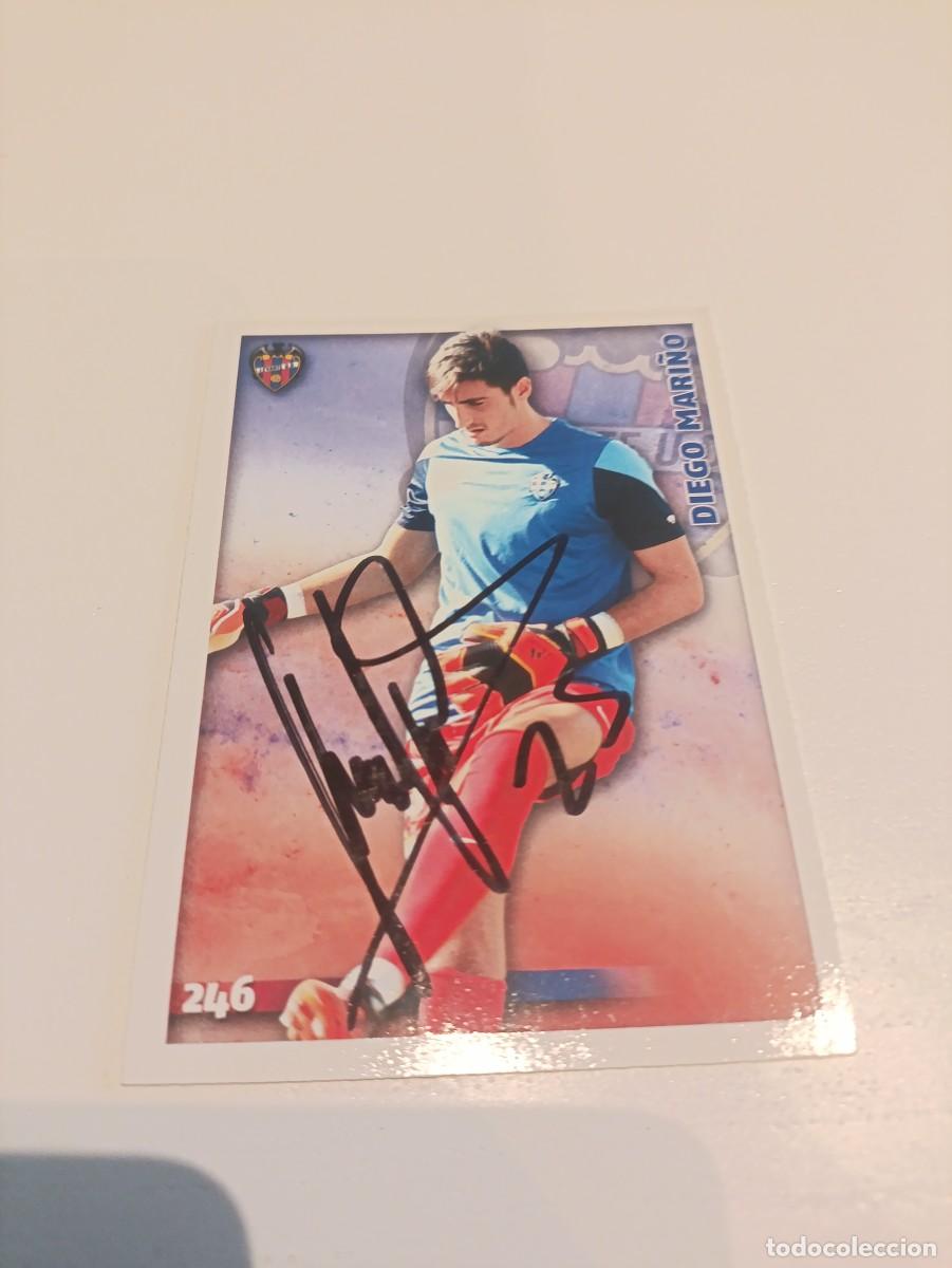 Cromos de f&uacute;tbol: Auto original de Mari&ntilde;o Levante